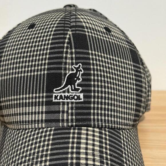 Kangol Plaid Check Baseball Cap XL 38-83 Strapback Adjustable Men’s - Picture 2 of 7